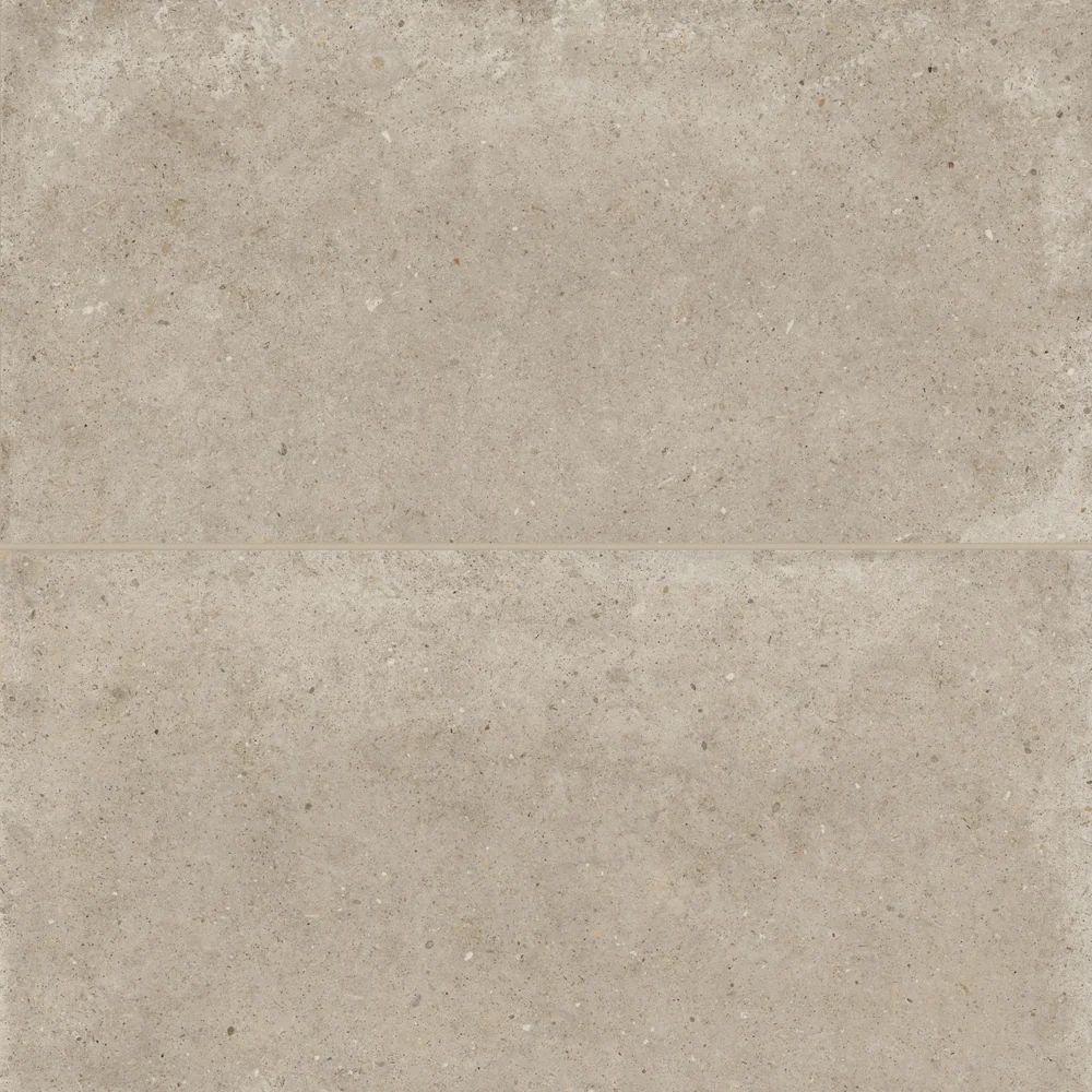 Ecru matte porcelain field tile product photograph