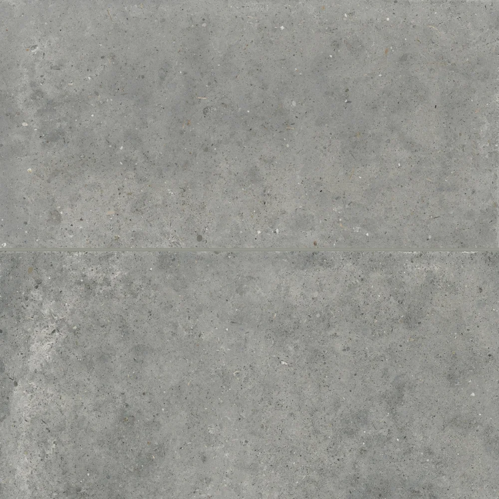 Grey matte porcelain field tile product photograph
