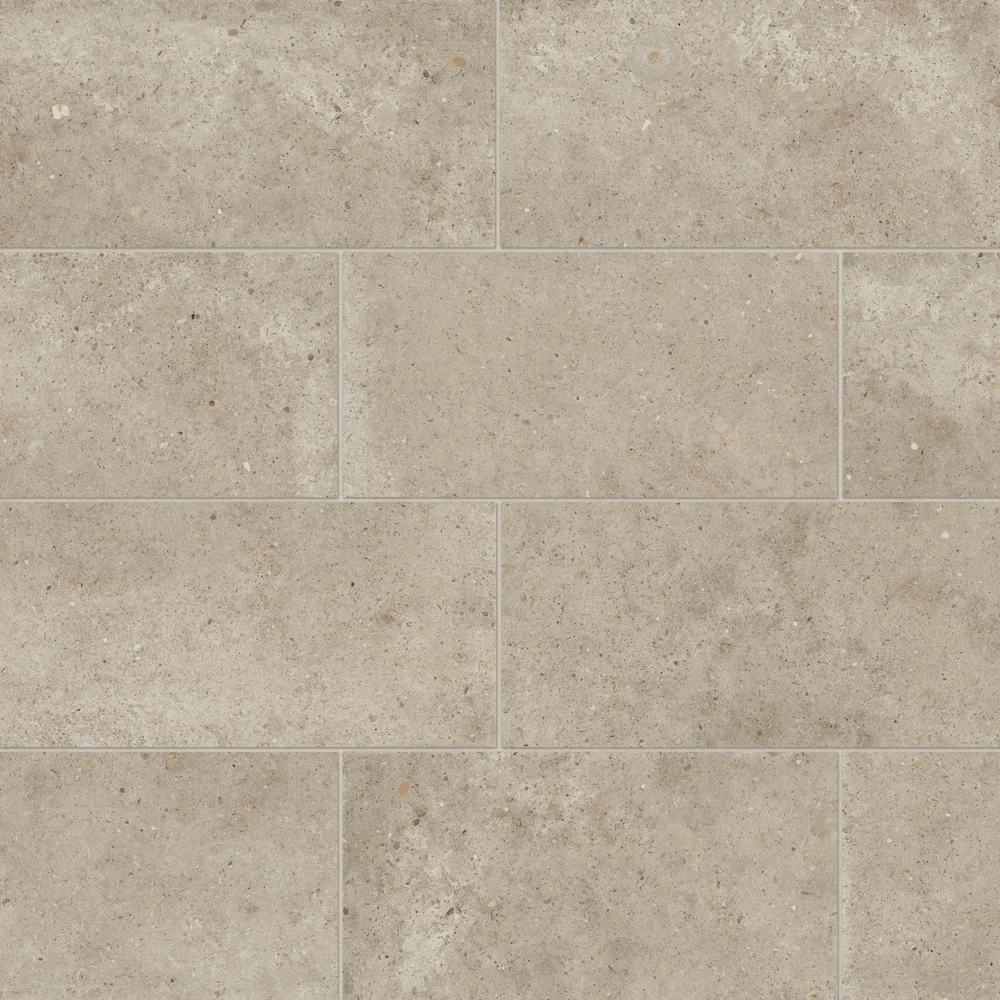 Ecru matte porcelain field tile product photograph
