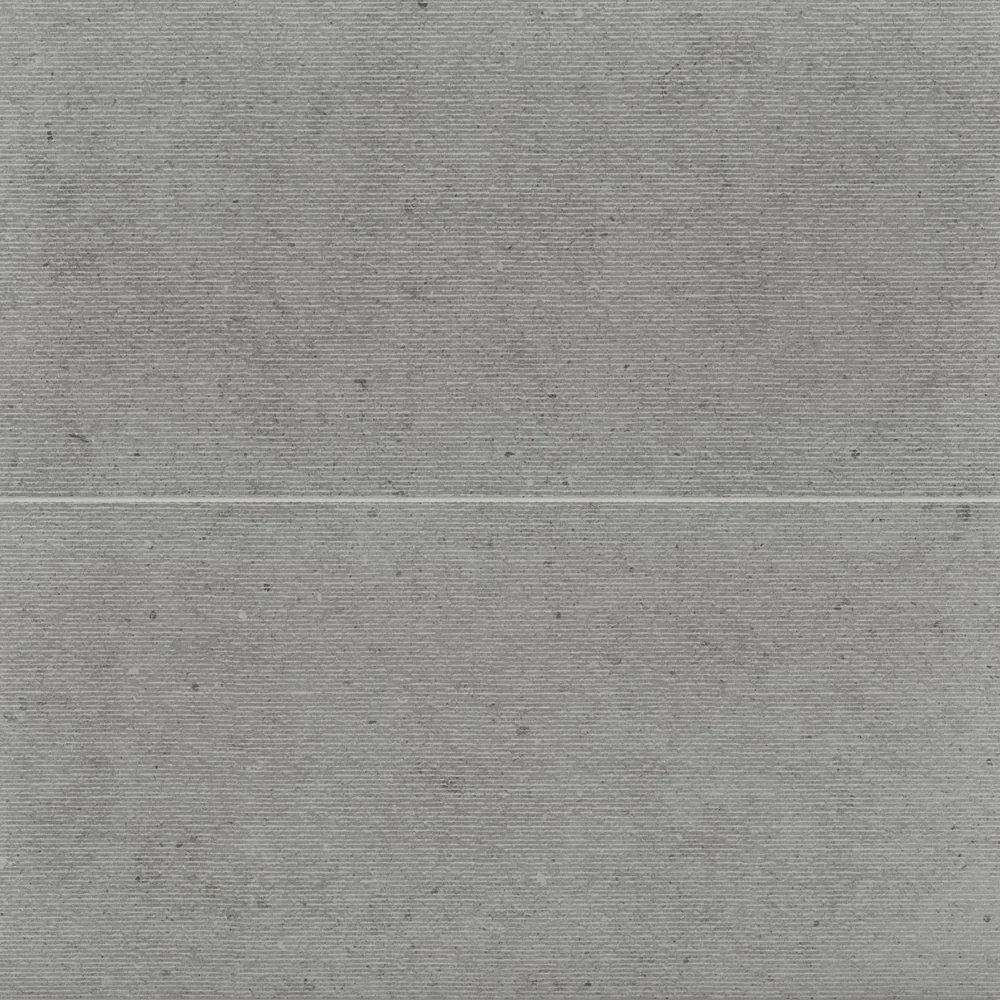 Grey satin porcelain decorative tile product photograph