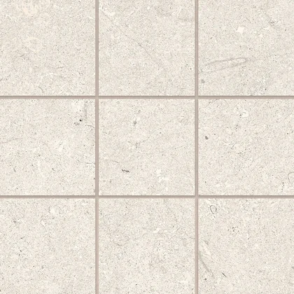 Ivory matte porcelain mosaic sheet product photograph