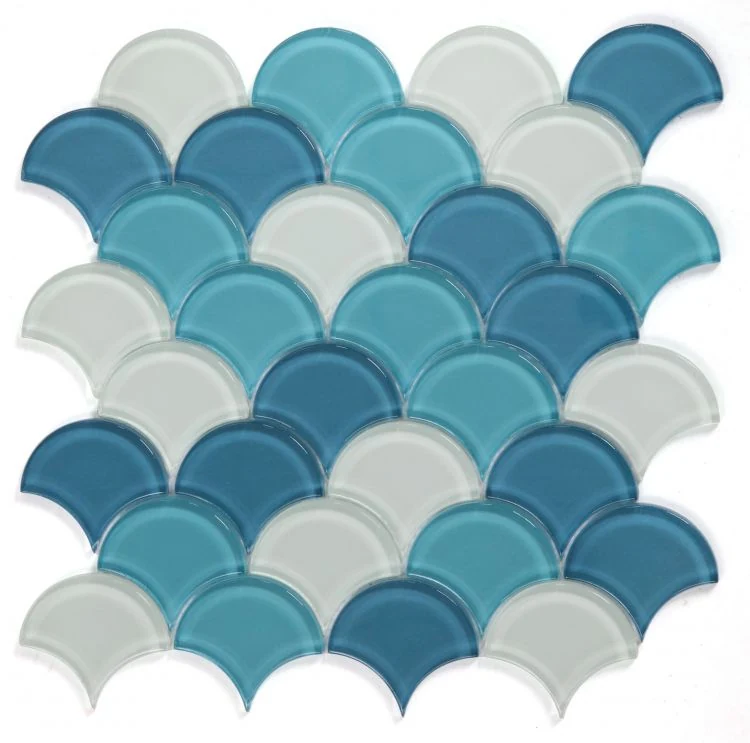 Dragon Scale Ocean Glass 12 x 12 product photograph