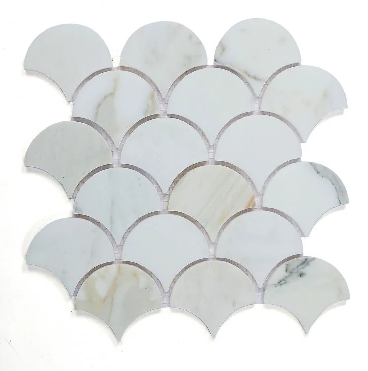 Dragon Scale Calacatta Gold Honed 9.75 x 10 product photograph