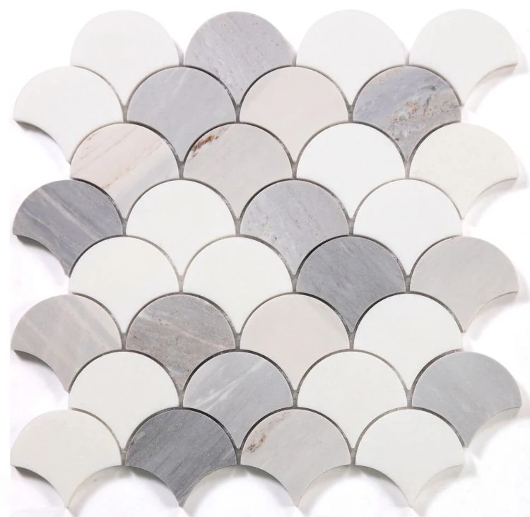 Dragon Scale Marble Blue 12 x 12 product photograph