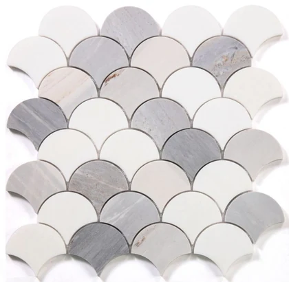 Dragon Scale Marble Blue 12 x 12 product photograph