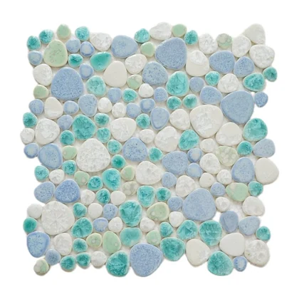Growing Glass Sea Pebble 11.5 x 11.5 product photograph