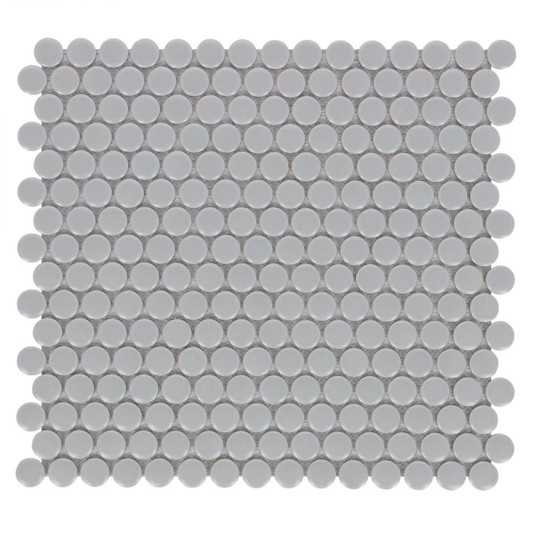 Penny Round City Grey Matte 11.5 x 12.25 product photograph