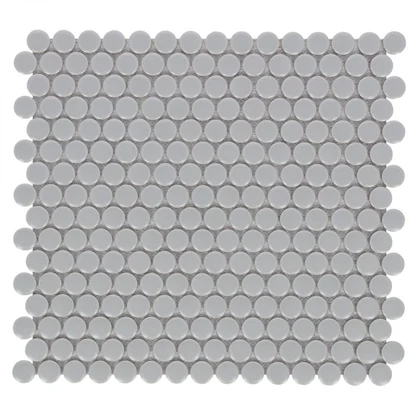 Penny Round City Grey Matte 11.5 x 12.25 product photograph