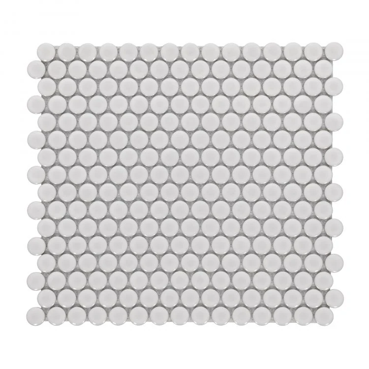 Penny Round Natural Grey Glossy 11.5 x 12.25 product photograph