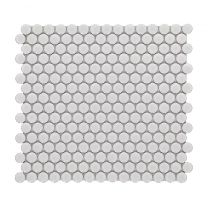 Penny Round Natural Grey Glossy 11.5 x 12.25 product photograph