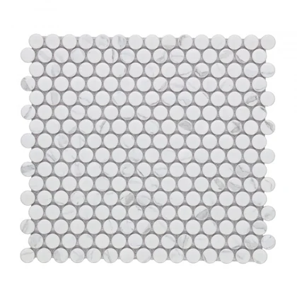 Penny Round Statuario Matte 11.5 x 12.25 product photograph