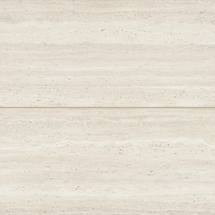 Ivory · 24" x 48" Satin wave decorative tile material surface reference