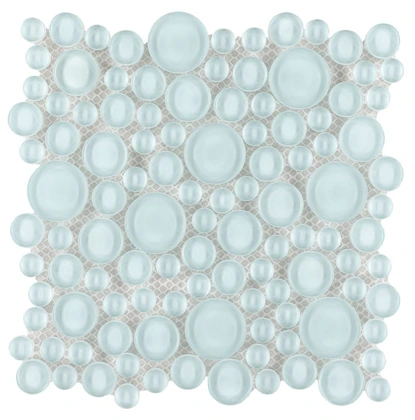 Lady Turquoise glass mosaic product sample