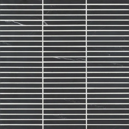 Nero Marquina · Monet Brick - Mosaic 3 color and pattern reference