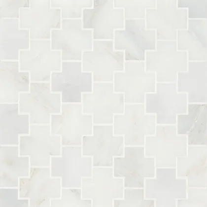 Oriental White · Monet Cross - Mosaic 4 color and pattern reference