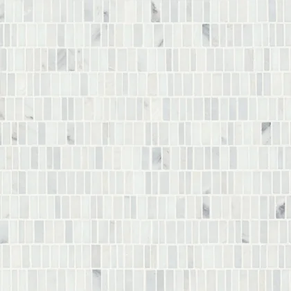 Oriental White · Monet Mini-Brick - Mosaic 7 color and pattern reference
