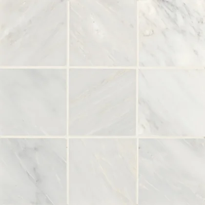Oriental White · Monet 4" x 4" square tile color and pattern reference