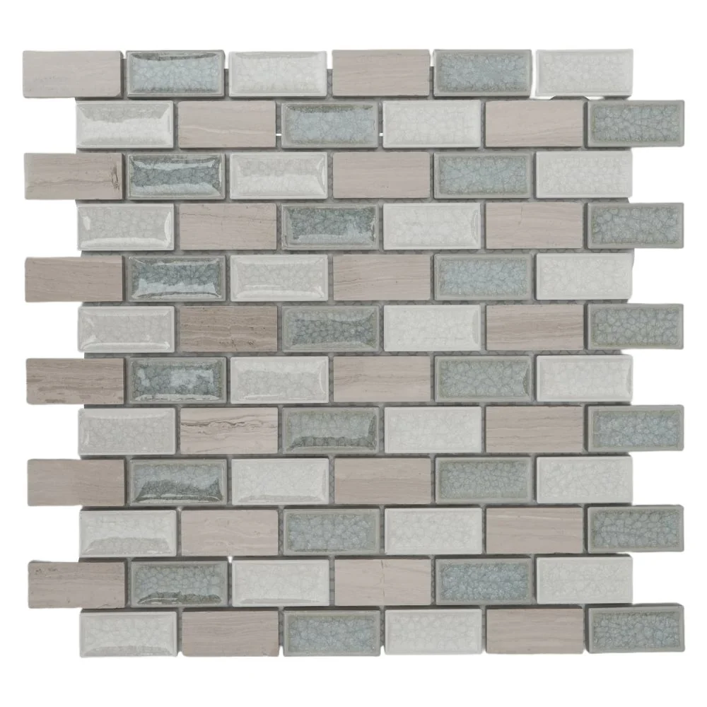 Swiss Blue Brick mosaic product sample