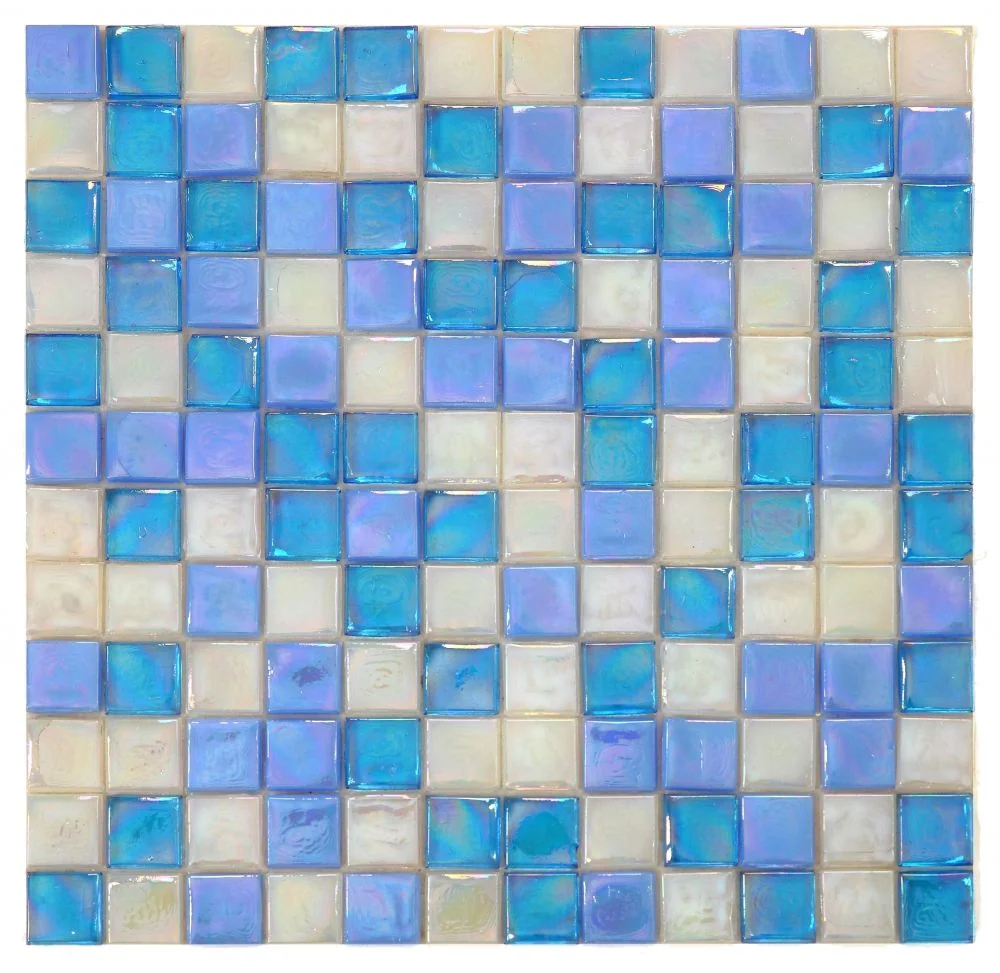 Laguna Beach Square glass mosaic product sample