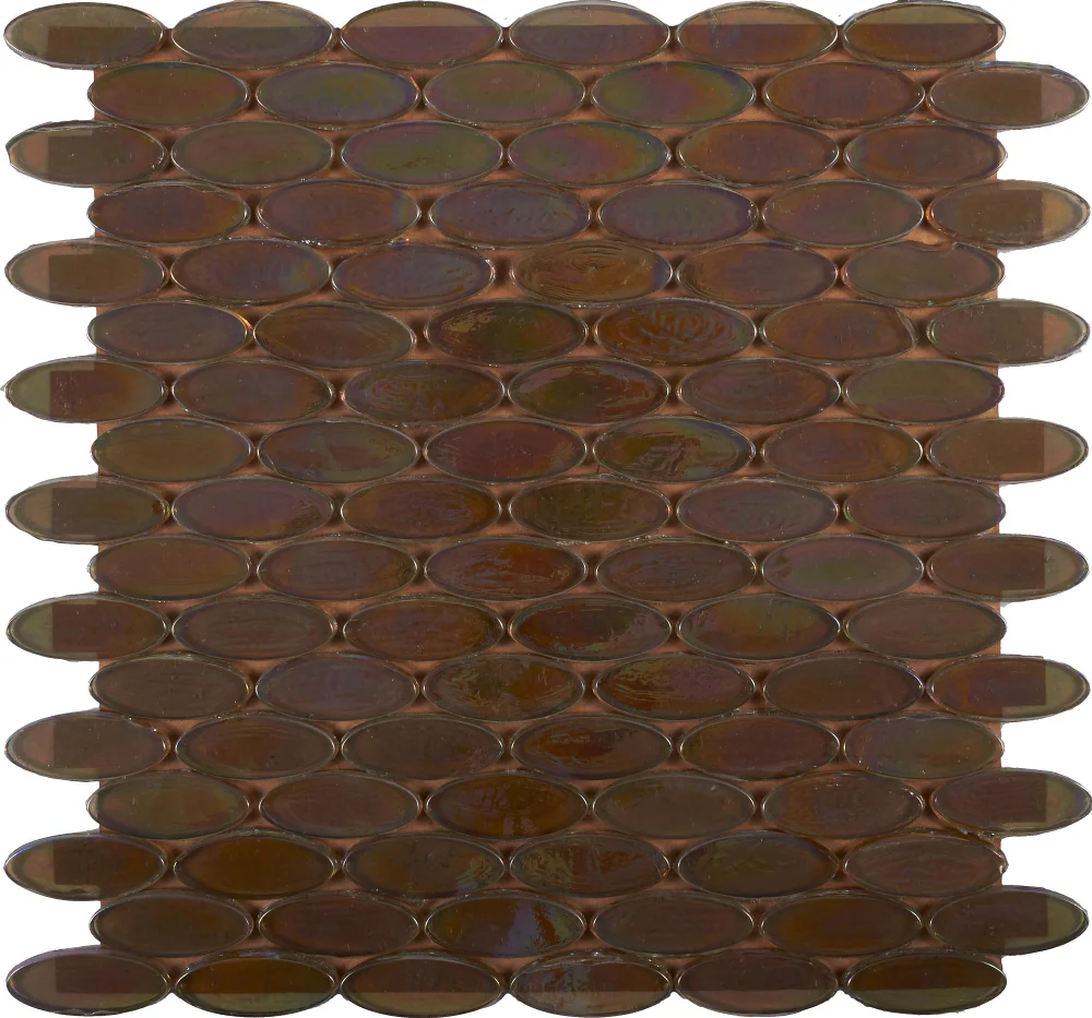 Laguna Taupe glass mosaic product sample