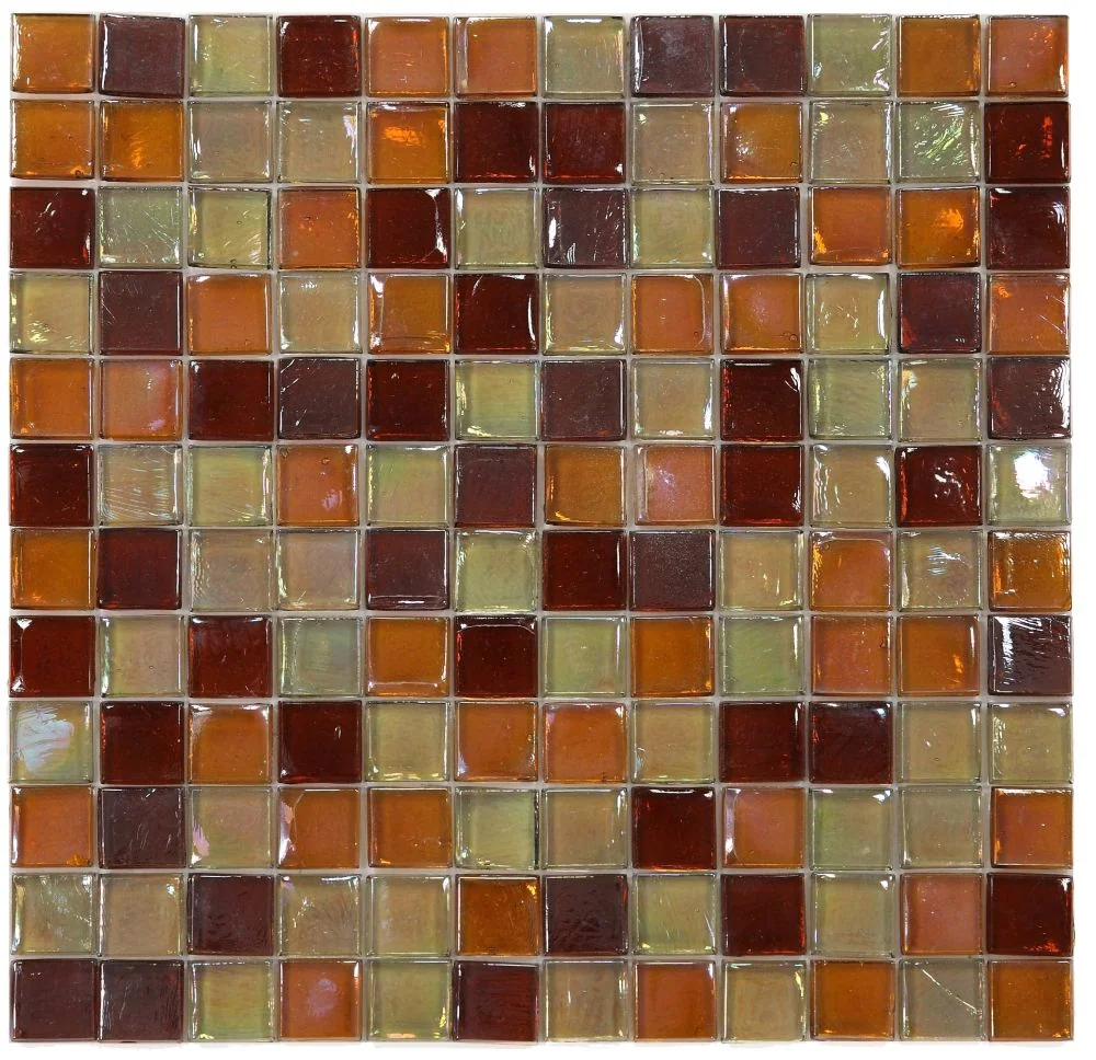 Laguna Wine Square glass mosaic product sample