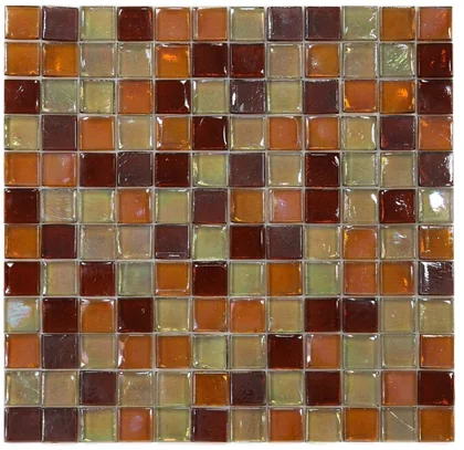 Laguna Wine Square glass mosaic product sample