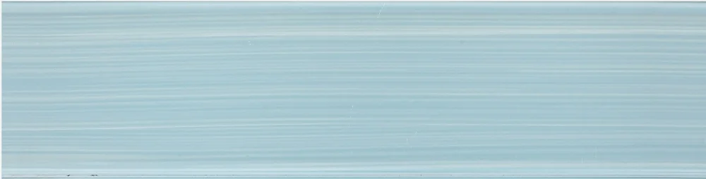 Lucy Blue Painting · 4" x 16" glass field tile product sample