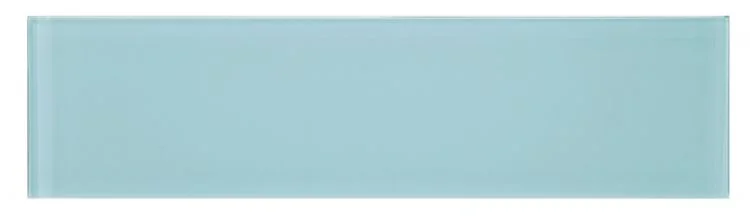 Lucy Mint · 4" x 16" glass field tile product sample