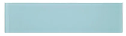 Lucy Mint · 4" x 16" glass field tile product sample