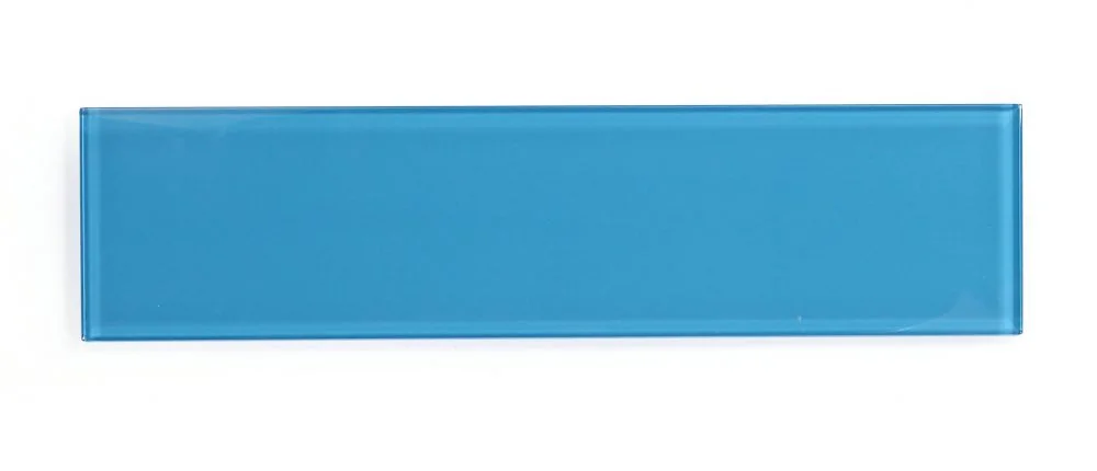 Lucy Royal Blue · 4" x 16" glass field tile product sample