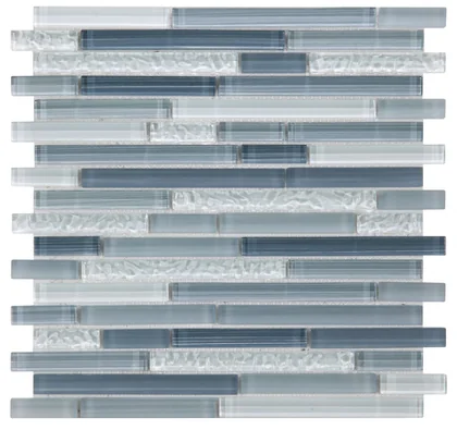 Rain Blue · 11.75" x 12" mosaic product sample