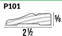 P101 · Casing — Moulding Profiles catalog reference