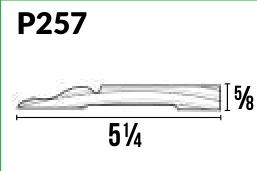 P257 · Base — Moulding Profiles catalog reference