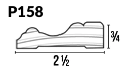 P158 · Casing — Moulding Profiles catalog reference
