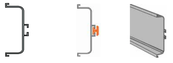 Horizontal C Profile · Lower Drawer — Gola Handle-Free Systems catalog reference