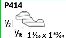 P414 · Panel — Moulding Profiles catalog reference