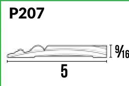 P207 · Base — Moulding Profiles catalog reference