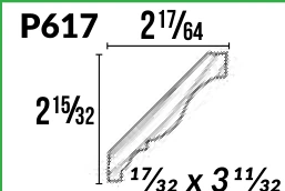P617 · Crown — Moulding Profiles catalog reference