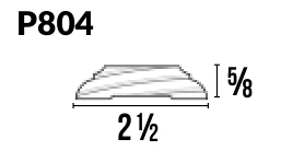 P804 · Plant On — Moulding Profiles catalog reference