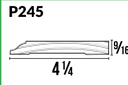 P245 · Base — Moulding Profiles catalog reference