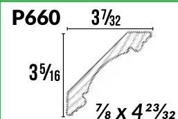 P660 · Crown — Moulding Profiles catalog reference