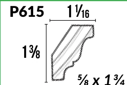 P615 · Crown — Moulding Profiles catalog reference
