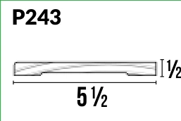 P243 · Base — Moulding Profiles catalog reference