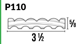P110 · Casing — Moulding Profiles catalog reference