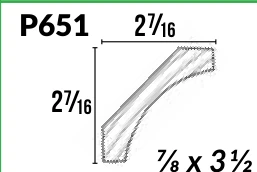 P651 · Crown — Moulding Profiles catalog reference