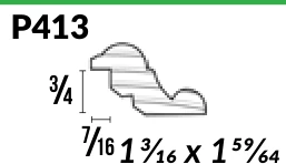 P413 · Panel — Moulding Profiles catalog reference