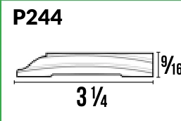 P244 · Base — Moulding Profiles catalog reference