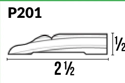 P201 · Base — Moulding Profiles catalog reference